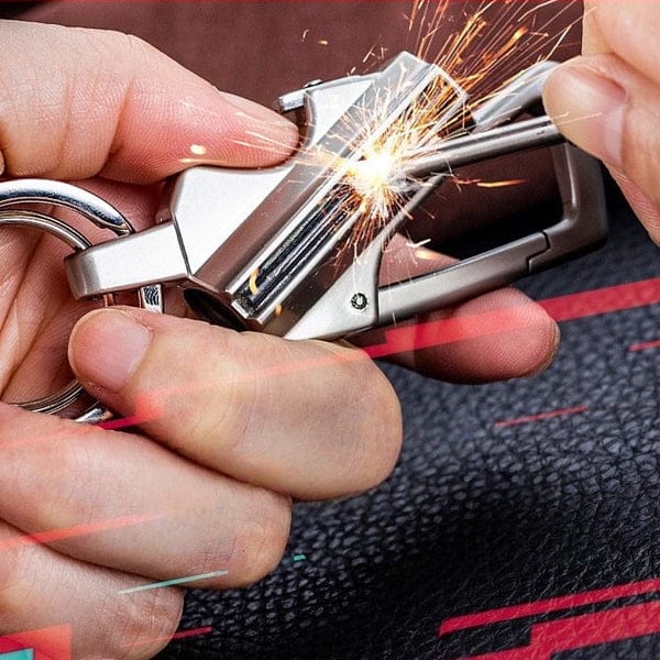 Multi Keychain with Lighter & Bottle Opener
