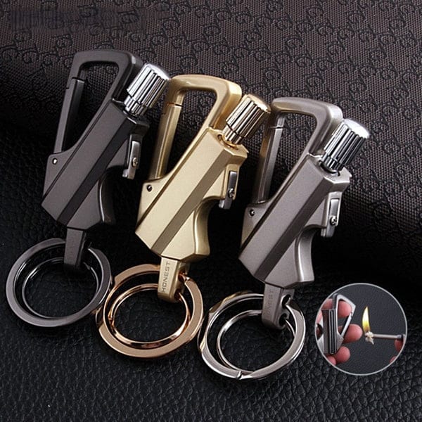 Multi Keychain with Lighter & Bottle Opener