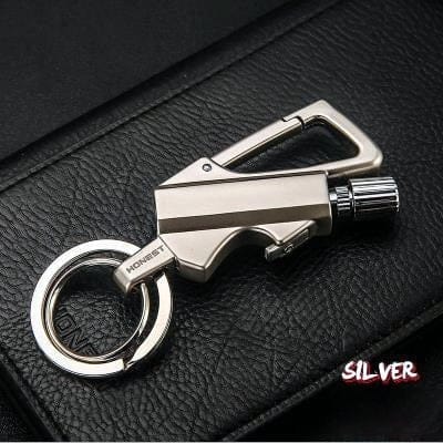 Multi Keychain with Lighter & Bottle Opener