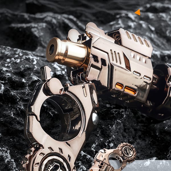 Fingertip Blaster Toy – Soft Bullet Launcher &Spinner