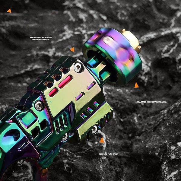 Fingertip Blaster Toy – Soft Bullet Launcher &Spinner