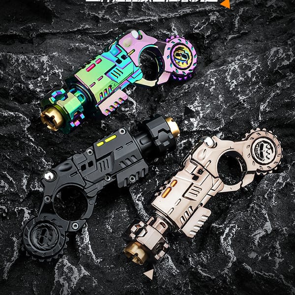 Fingertip Blaster Toy – Soft Bullet Launcher &Spinner