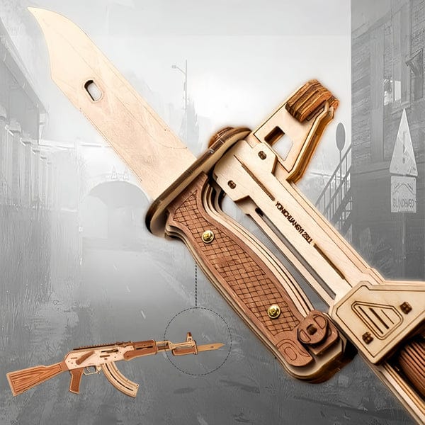 AK47 Wooden Assault Model Kit
