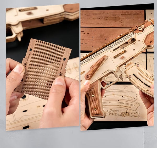 AK47 Wooden Assault Model Kit