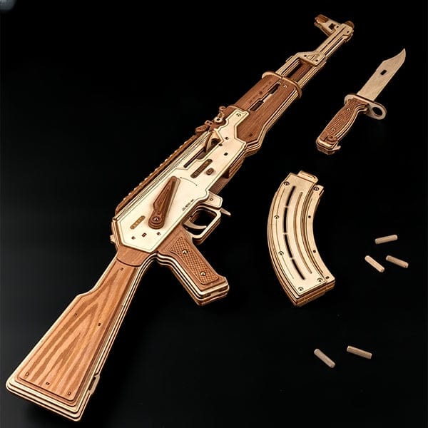 AK47 Wooden Assault Model Kit